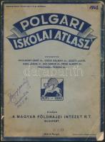 1942 Magyar Földrajzi Intézet: Polgári iskolai atlasz