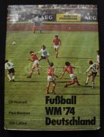 1974 Labdarúgó Világbajnokság képeskönyve, sorszámozott, aláírt kiadás, benne az 1954-es Vb-ről és az Aranycsapatról