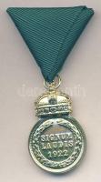 1922. Magyar Koronás Bronzérem gyűjtői replika 1922. Signum Laudis Merit Medal replica