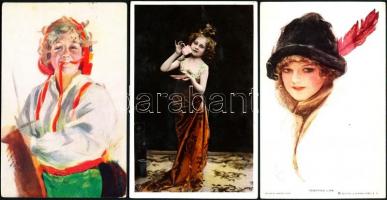 kb. 110 db régi Hölgyek / Romantika motívumlap