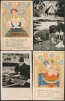 kb. 150 db színes modern folklórlap