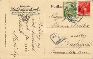 1918 dec. 30 Képeslap az ideiglenes szerb megszállás alatt levő Bajáról szerb cenzúrabélyegzéssel Budapestre