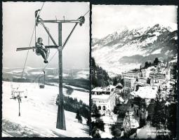 184 db modern osztrák városképes lap, sok FF