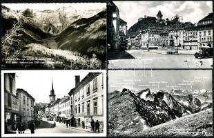 184 db modern osztrák városképes lap, sok FF