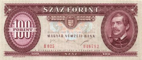 1995. 100Ft (3x) egymás utáni sorszámokkal! T:I