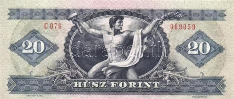 1980. 20Ft (3x) egymás utáni sorszámmal T:I