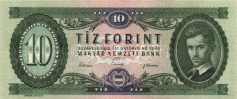 1962. 10Ft (10x) T:I-,II