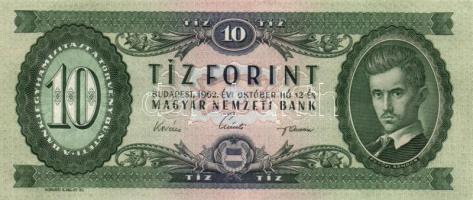 1962. 10Ft (10x) T:I-,II