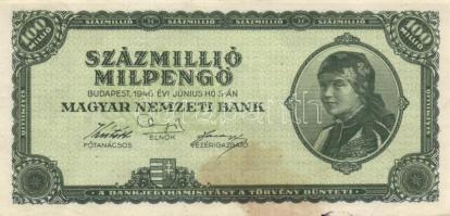 1946. 100.000.000MP (17x) T:II,II-