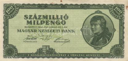 1946. 100.000.000MP (17x) T:II,II-