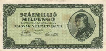 1946. 100.000.000MP (17x) T:II,II-
