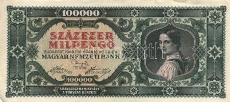 1946. 1.000.000.000P/MP pár + 100.000MP/BP pár + 1.000.000MP/BP pár, összesen 6db T:II,II-