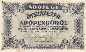 1946. 500.000AP (20x) T:II,II-,III