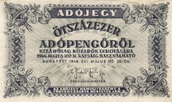 1946. 500.000AP (20x) T:II,II-,III