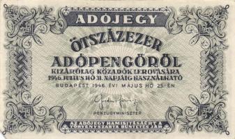 1946. 500.000AP (20x) T:II,II-,III