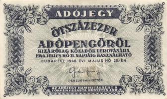 1946. 500.000AP (20x) T:II,II-,III