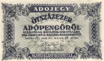 1946. 500.000AP (20x) T:II,II-,III