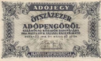 1946. 500.000AP (20x) T:II,II-,III