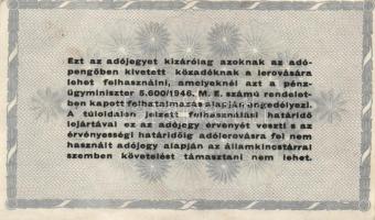 1946. 500.000AP (20x) T:II,II-,III