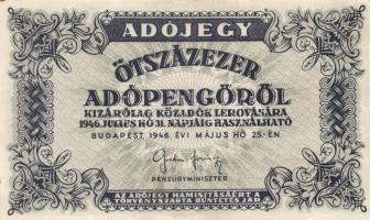 1946. 500.000AP (20x) T:II,II-,III