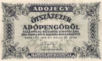 1946. 500.000AP (20x) T:II,II-,III