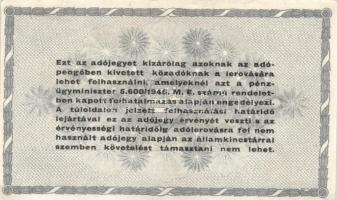 1946. 500.000AP (20x) T:II,II-,III