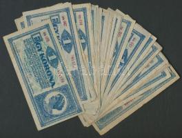 1920. 1K kétfajta sorszám (40x) T:II,II-,III