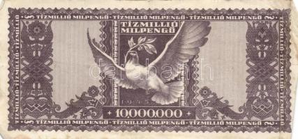 1945-46. 100P-1.000.000.000MP , összesen 14db különféle bankjegy T:II,II-,III