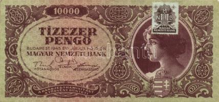 1945-46. 100P-1.000.000.000MP , összesen 14db különféle bankjegy T:II,II-,III