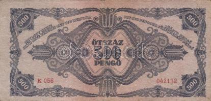 1945-46. 100P-1.000.000.000MP , összesen 14db különféle bankjegy T:II,II-,III