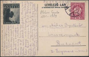 1916 Méhes Gyula farmakológus, biológus saját kézzel frontról írt képeslapja