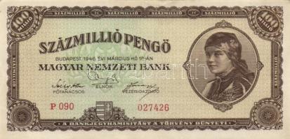 1946. 100.000.000P (13x) + 100.000.000MP (6x) T:II,II-,III