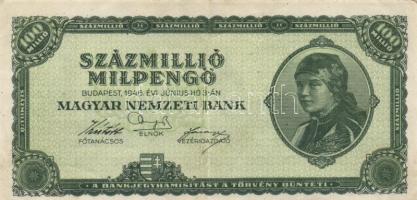 1946. 100.000.000P (13x) + 100.000.000MP (6x) T:II,II-,III