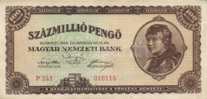 1946. 100.000.000P (13x) + 100.000.000MP (6x) T:II,II-,III