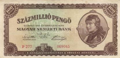 1946. 100.000.000P (13x) + 100.000.000MP (6x) T:II,II-,III