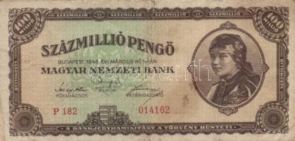 1946. 100.000.000P (13x) + 100.000.000MP (6x) T:II,II-,III