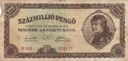 1946. 100.000.000P (13x) + 100.000.000MP (6x) T:II,II-,III