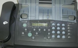 Kiválóan működő, normál papíros üzenetrögzítős Philips fax