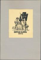 D. Szabó.. jelzéssel: 2 db magyar ex libris. az egyik jelzett