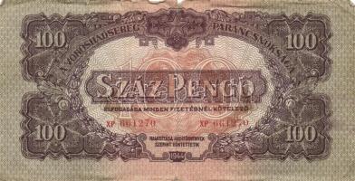 1944. "A Vöröshadsereg Parancsnoksága" 100P (4x) + 1000P  T:III,IV