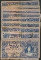 1945. 500P (50x), közte orosz "P" betű helyett magyar "N" betű T:III,III-,IV