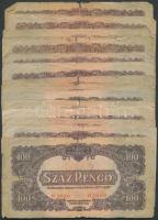 1944. 100P "A Vöröshadsereg Parancsnoksága" (14x) T:III,IV