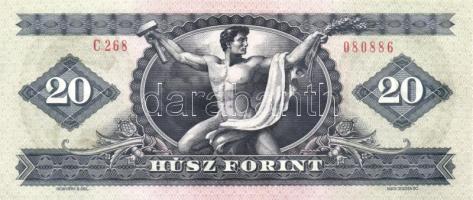 1980. 20Ft (2x) egymás utáni sorszámmal T:II
