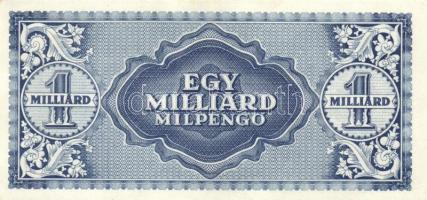 1946. 1.000.000.000MP (3x) eltérő színváltozatok T:I,I-