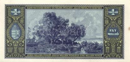 1945. 1.000.000P (2x) egymás utáni sorszámmal T:I,I-(kis folt)