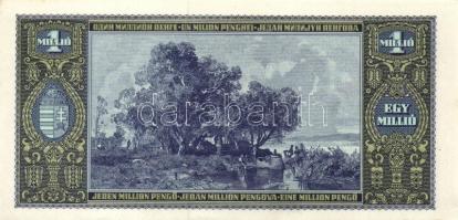 1945. 1.000.000P (2x) egymás utáni sorszámmal T:I,I-(kis folt)