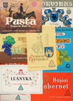 20db magyar boros címke a 70-es évekből