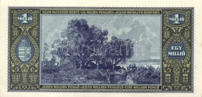 1945. 1.000.000P (2x) egymás utáni sorszámmal T:I,I-(apró folt)