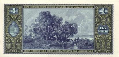 1945. 1.000.000P (2x) egymás utáni sorszámmal T:I,I-(apró folt)