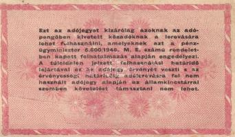 1946. 1.000.000AP fordított címer és hátlapi "amelyeknek" szöveggel! T:III